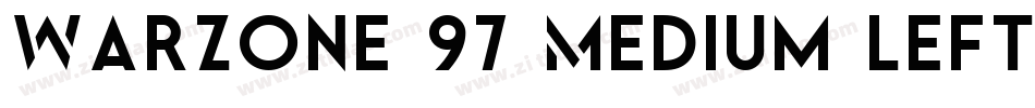 Warzone 97 Medium Left字体转换